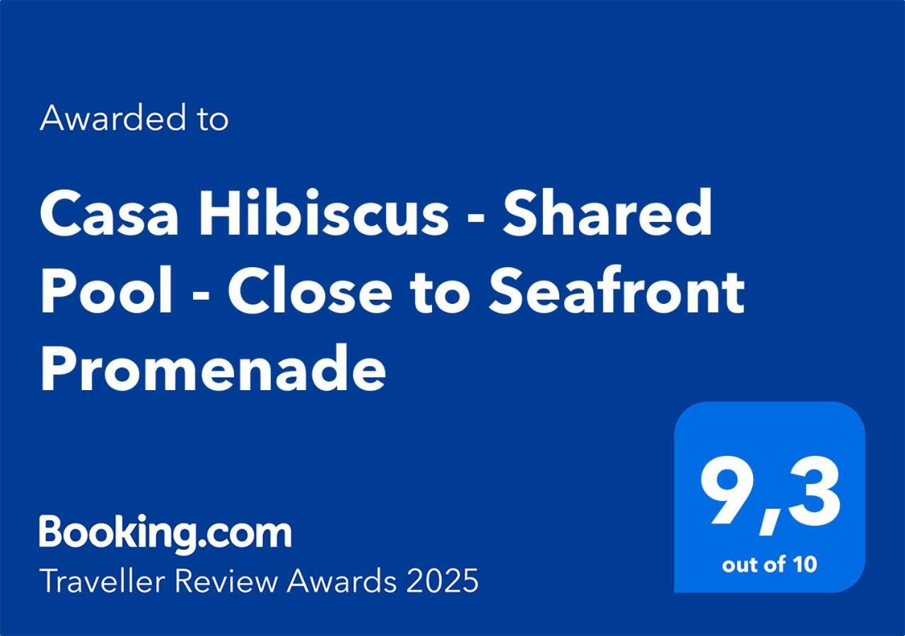 Casa Hibiscus - Shared Pool - Close To Seafront Promenade Punta Mujeres 외부 사진